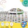 Sunny Side Up Bluey & Friends Full Sheet Set – 4 Piece Kids Bedding Set Includes Pillow Cover – Super Soft Microfiber Sheets(White – Minecraft)