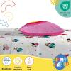 Sunny Side Up Bluey & Friends Full Sheet Set – 4 Piece Kids Bedding Set Includes Pillow Cover – Super Soft Microfiber Sheets(White – Minnie Mouse)