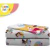 Sunny Side Up Bluey & Friends Full Sheet Set – 4 Piece Kids Bedding Set Includes Pillow Cover – Super Soft Microfiber Sheets(White – Princess)