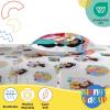 Sunny Side Up Bluey & Friends Full Sheet Set – 4 Piece Kids Bedding Set Includes Pillow Cover – Super Soft Microfiber Sheets(White – Princess)