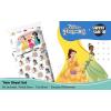 Sunny Side Up Bluey & Friends Full Sheet Set – 4 Piece Kids Bedding Set Includes Pillow Cover – Super Soft Microfiber Sheets(White – Princess)