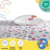Sunny Side Up Bluey & Friends Full Sheet Set – 4 Piece Kids Bedding Set Includes Pillow Cover – Super Soft Microfiber Sheets(White – Rainbow Unicorn)