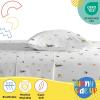 Sunny Side Up Bluey & Friends Full Sheet Set – 4 Piece Kids Bedding Set Includes Pillow Cover – Super Soft Microfiber Sheets(White – the Mandalorian)