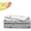Sunny Side Up Bluey & Friends Full Sheet Set – 4 Piece Kids Bedding Set Includes Pillow Cover – Super Soft Microfiber Sheets(White – the Mandalorian)