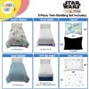 Sunny Side Up Bluey & Friends Toddler Comforter Set – 4 Piece Preschool Bedding Includes Comforter, Sheets & Pillow Cover – Super Soft Microfiber Bed Set(Multi – the Mandalorian)
