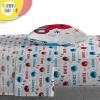 Sunny Side Up Bluey & Friends Toddler Comforter Set – 4 Piece Preschool Bedding Includes Comforter, Sheets & Pillow Cover – Super Soft Microfiber Bed Set(Blue – Sesame Street)