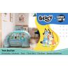 Sunny Side Up Bluey & Friends Toddler Comforter Set – 4 Piece Preschool Bedding Includes Comforter, Sheets & Pillow Cover – Super Soft Microfiber Bed Set(Multi – Bluey)