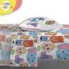 Sunny Side Up Bluey & Friends Toddler Comforter Set – 4 Piece Preschool Bedding Includes Comforter, Sheets & Pillow Cover – Super Soft Microfiber Bed Set(Teal – Cocomelon)
