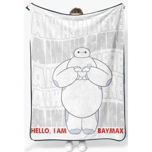 Jay Franco Kids Plush Throw Blanket – Soft & Comfy Throw for Couch or Bed – Cozy Home Décor for Living Room & Bedroom, Multi – Bluey, 46×60 – Throw Blanket(White – Big Hero 6)