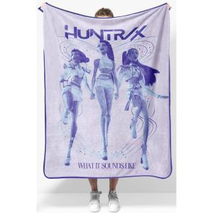 Jay Franco Kids Plush Throw Blanket – Soft & Comfy Throw for Couch or Bed – Cozy Home Décor for Living Room & Bedroom, Multi – Bluey, 46×60 – Throw Blanket(Purple – Kpop Demon Hunters)