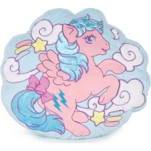 Jay Franco Polyester Bluey Shaped Decorative Pillow – Kids Super Soft Throw Plush Pillow – Measures 17 Inches (Official Bluey Product)(Blue – My Little Pony)