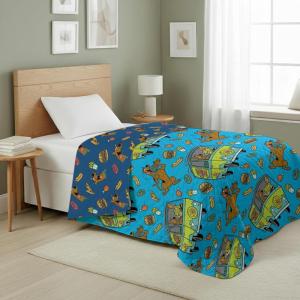 Northwest Bluey Goofing Around Quilted Throw Blanket – Official Cartoon Throw Blanket Featuring Bluey, for Adults Boys Girls Bed, Couch, or Playroom, 60 x 80 Inches(Super Snacky)