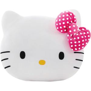 Northwest Bluey Happy Bingo Cloud Pillow 12″ – Plush Kids Stuffed Toy, Cartoon Character, Bedroom Decor, Gift for Girls & Boys(Hello Kitty Polka Dot)