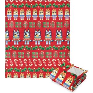 Northwest Bluey Silk Touch Sherpa Throw Blanket, 50″ x 60″, Family Christmas(Christmas Sweater)
