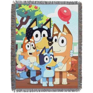 Northwest Bluey Woven Tapestry Throw Blanket, 48″ x 60″, Family Day(Family Day)