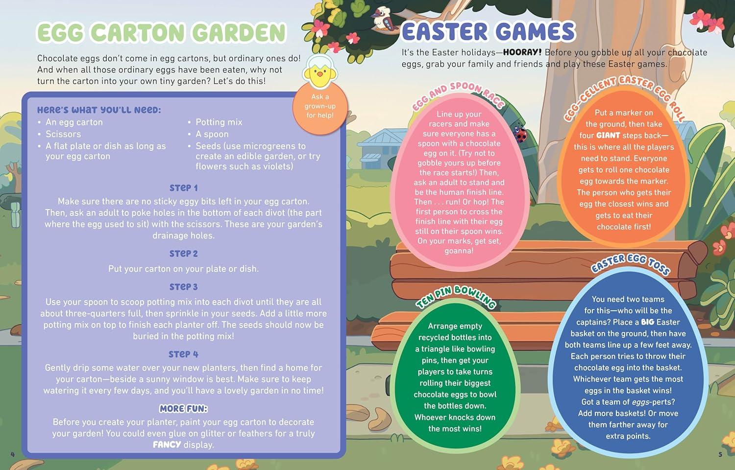 imageBluey More Easter Fun A Craft Book Includes Easter Pouch Cutout