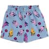 Bluey Girls T-Shirt and Chambray Shorts Outfit Set Toddler to Big Kid Sizes (2T – 10-12)(Plum Purple / Blue)