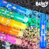 Bluey Sidewalk Chalk & Reusable Stencils, 4-Piece Art Kit(Teal)