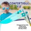 Bluey Toddler Sunglasses – Arkaid Bluey Cateye with Comfortable UV-Protective Bluey Sunglasses Toddler Size w/t Soft Case(Blue)