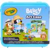 Crayola Color & Erase Bluey Puzzle Set, 12 Color in Puzzle Pieces, Reusable, Double Sided Kids Puzzle, Bluey Gift for Kids, 3+(Art Case)