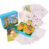 Crayola Color & Erase Bluey Puzzle Set, 12 Color in Puzzle Pieces, Reusable, Double Sided Kids Puzzle, Bluey Gift for Kids, 3+(Art Case)