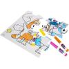 Crayola Color & Erase Bluey Puzzle Set, 12 Color in Puzzle Pieces, Reusable, Double Sided Kids Puzzle, Bluey Gift for Kids, 3+(Color & Erase: Bluey Puzzle Set)