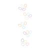 Goody x Bluey Multicolor Hair Polybands in Bluey, Bingo & Characters Pouch 300ct, For All Hair Types, Ouchless Hold