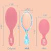 Wet Brush Bluey Kids Midi Hair Brush, Smaller Size For Little Hands, Soft Bristles Detangle Knots With Ease, Ergonomic Handle, For All Hair Types, Limited Edition, Orange(Bluey)