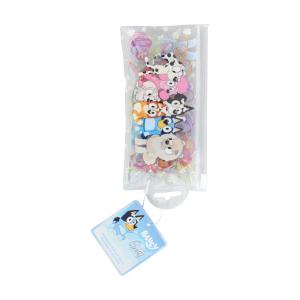 Goody x Bluey Multicolor Hair Polybands in Bluey, Bingo & Characters Pouch 300ct, For All Hair Types, Ouchless Hold