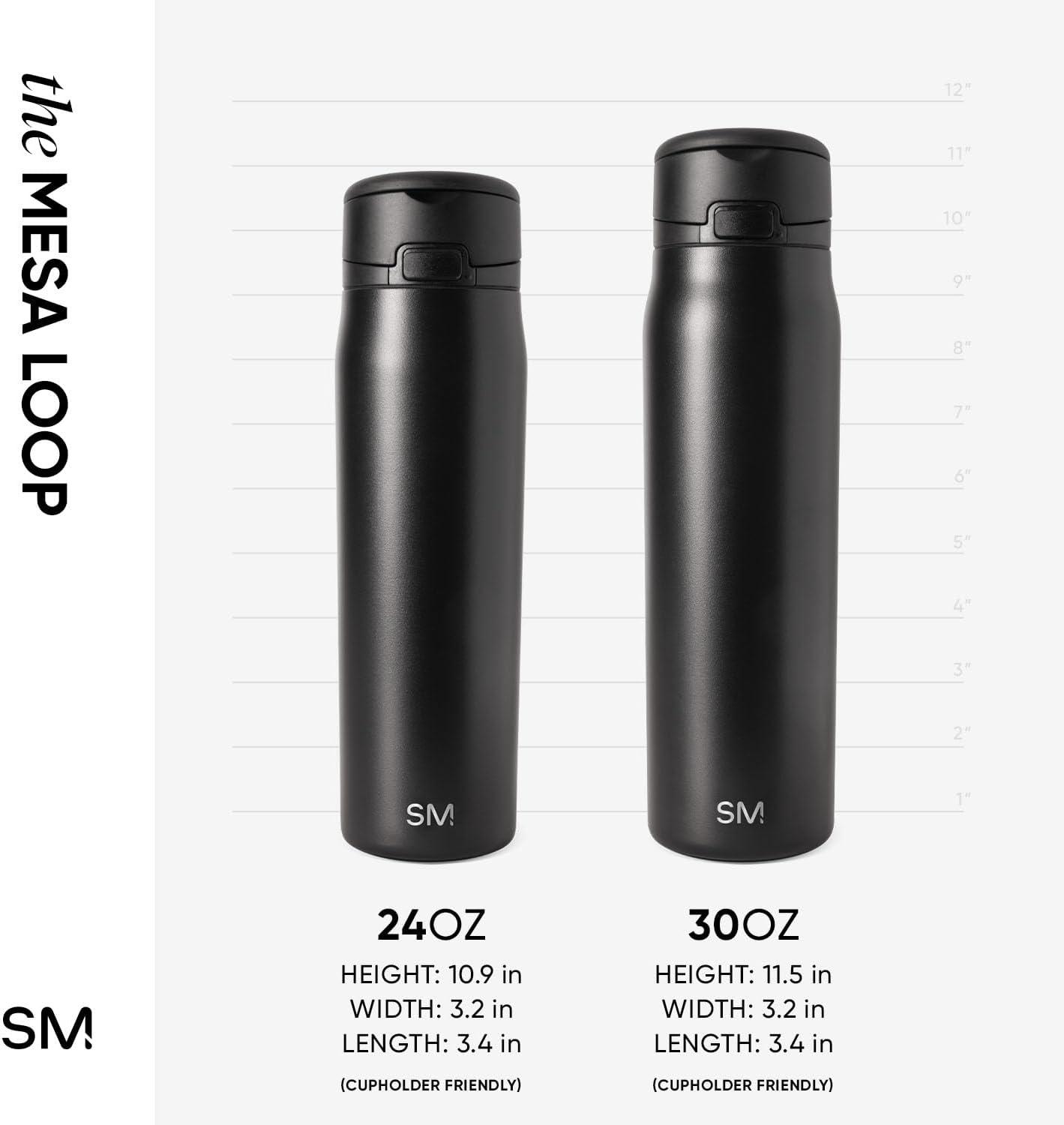 imageSimple Modern Kids Summit Christmas Water Bottle with Straw Lid Bluey 18oz Stainless Steel Cup Insulated Tumbler for Toddlers School Holiday Gifts for Girls Boys Bluey Holly JollyWinter Trees