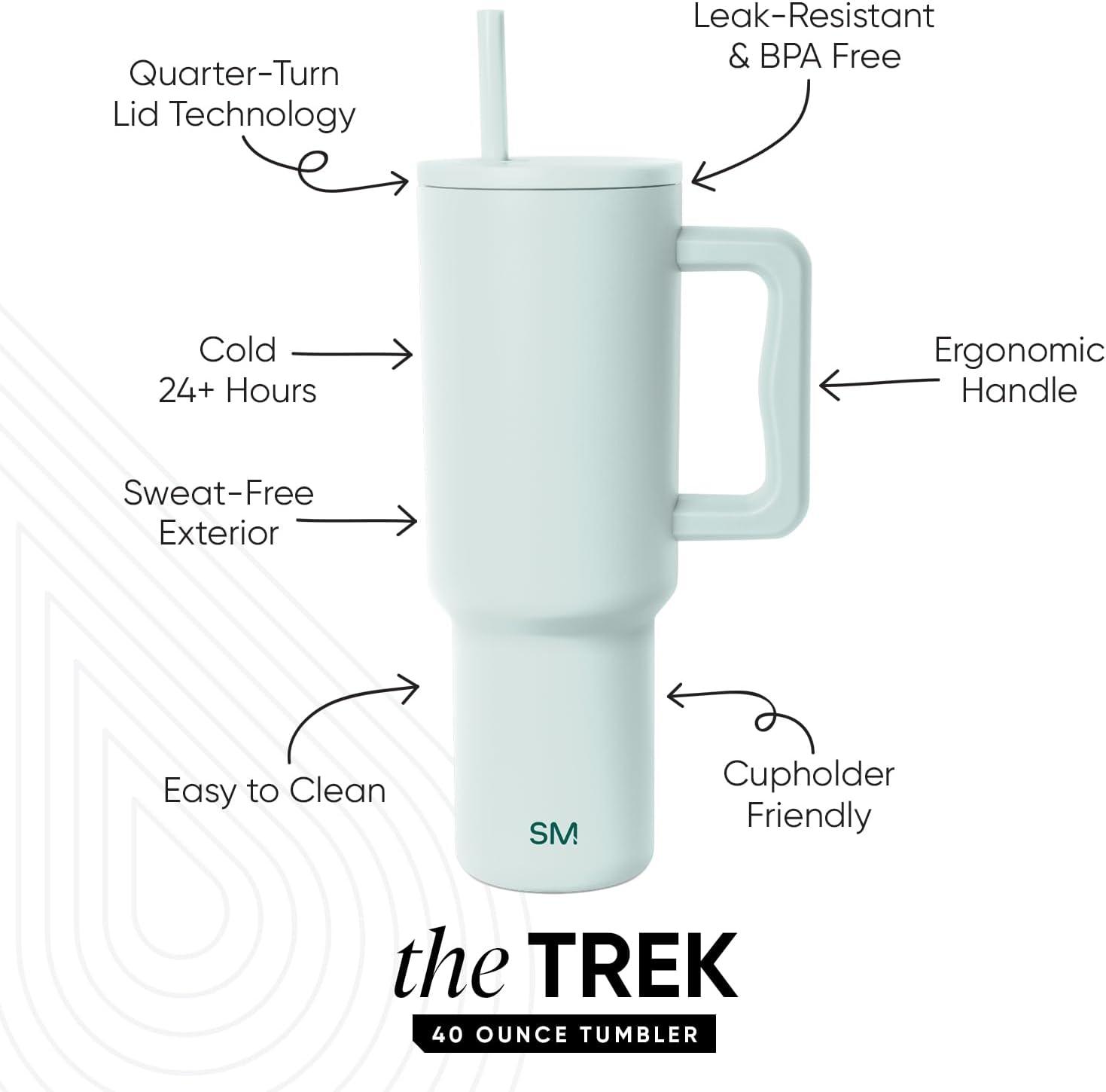 imageSimple Modern Kids Summit Christmas Water Bottle with Straw Lid Bluey 18oz Stainless Steel Cup Insulated Tumbler for Toddlers School Holiday Gifts for Girls Boys Bluey Holly JollyBluey Christmas Morning