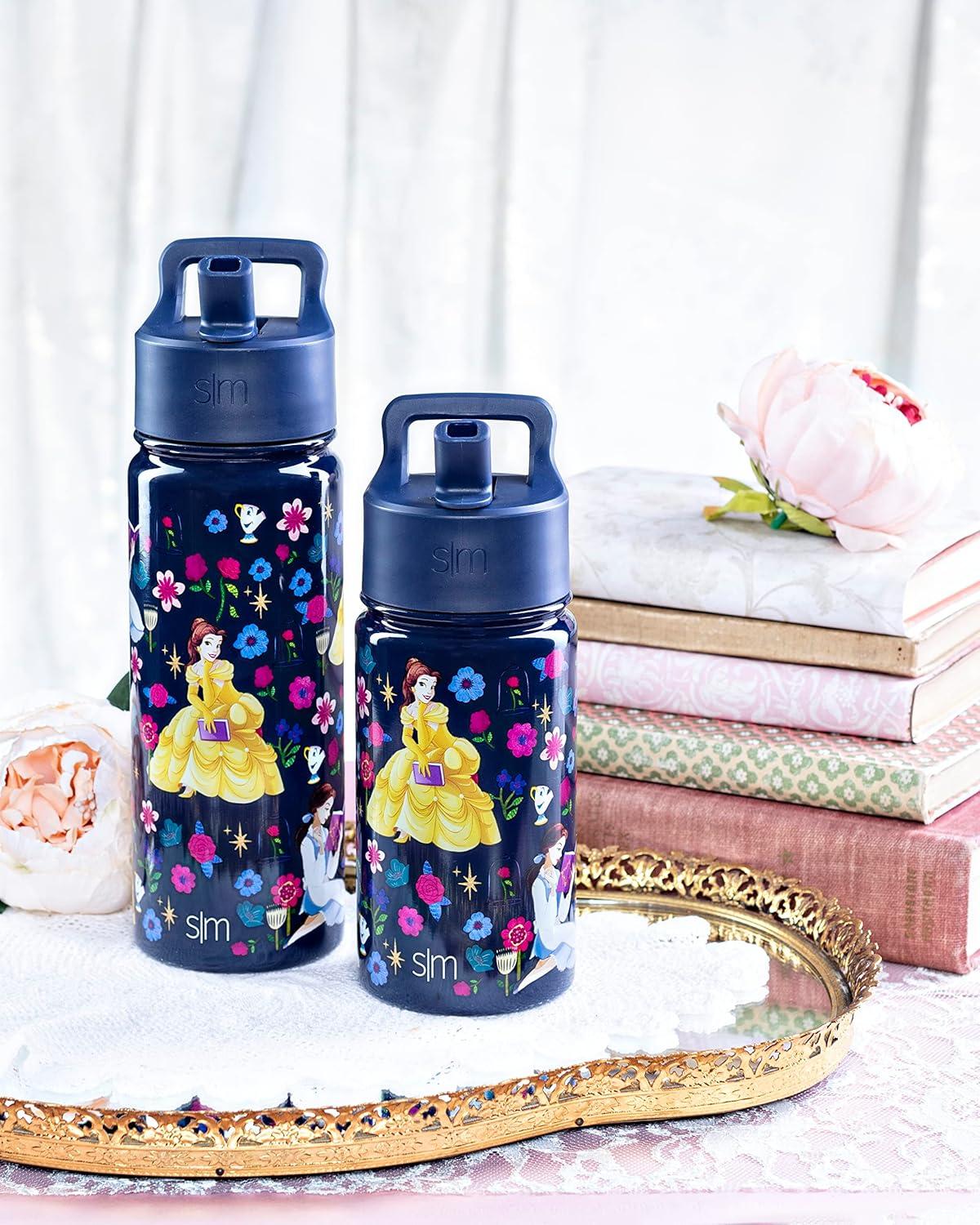 imageSimple Modern Kids Summit Water Bottle with Straw Lid Bluey 18oz Stainless Steel Cup Insulated Tumbler for Girls Boys School Bluey SkyDisneyBelles Garden