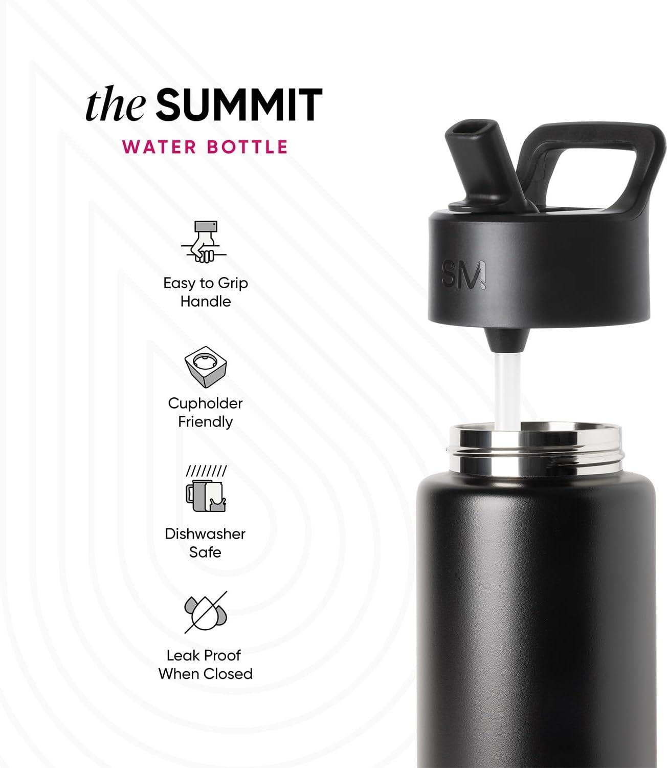 imageSimple Modern Kids Summit Water Bottle with Straw Lid Bluey 18oz Stainless Steel Cup Insulated Tumbler for Girls Boys School Bluey SkyDisneyBuzz and Woody Adventures