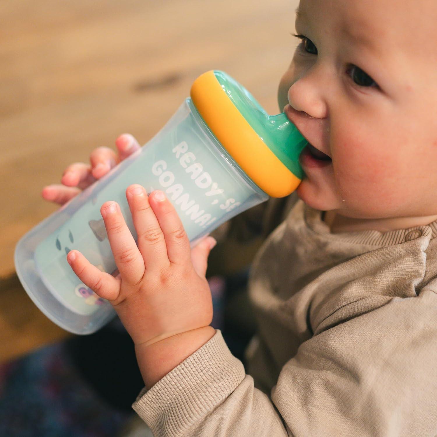 imageThe First Years Bluey Insulated Sippy Cups Dishwasher Safe Spill Proof Toddler Cups Ages 12 Months and Up 9 Ounces 2 Count2 Count Pack of 12