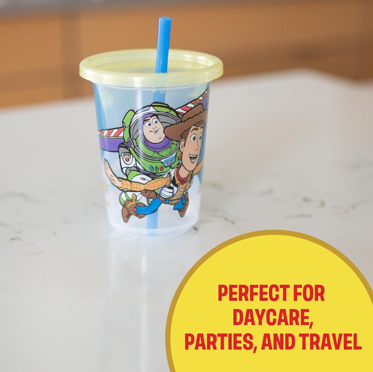 imageThe First Years Bluey Take amp Toss Toddler Straw Cups Spill Proof Toddler Sippy Cups with Snap On Lids and Straws Bluey Gifts and Bluey Party Supplies 10 Oz 10 CountDisney Toy Story