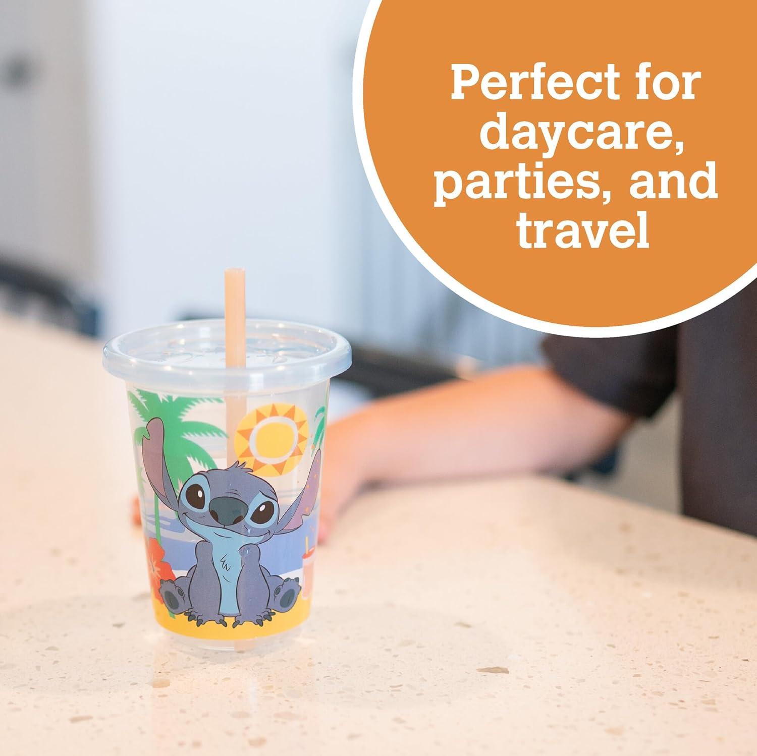 imageThe First Years Bluey Take amp Toss Toddler Straw Cups Spill Proof Toddler Sippy Cups with Snap On Lids and Straws Bluey Gifts and Bluey Party Supplies 10 Oz 10 CountStitch