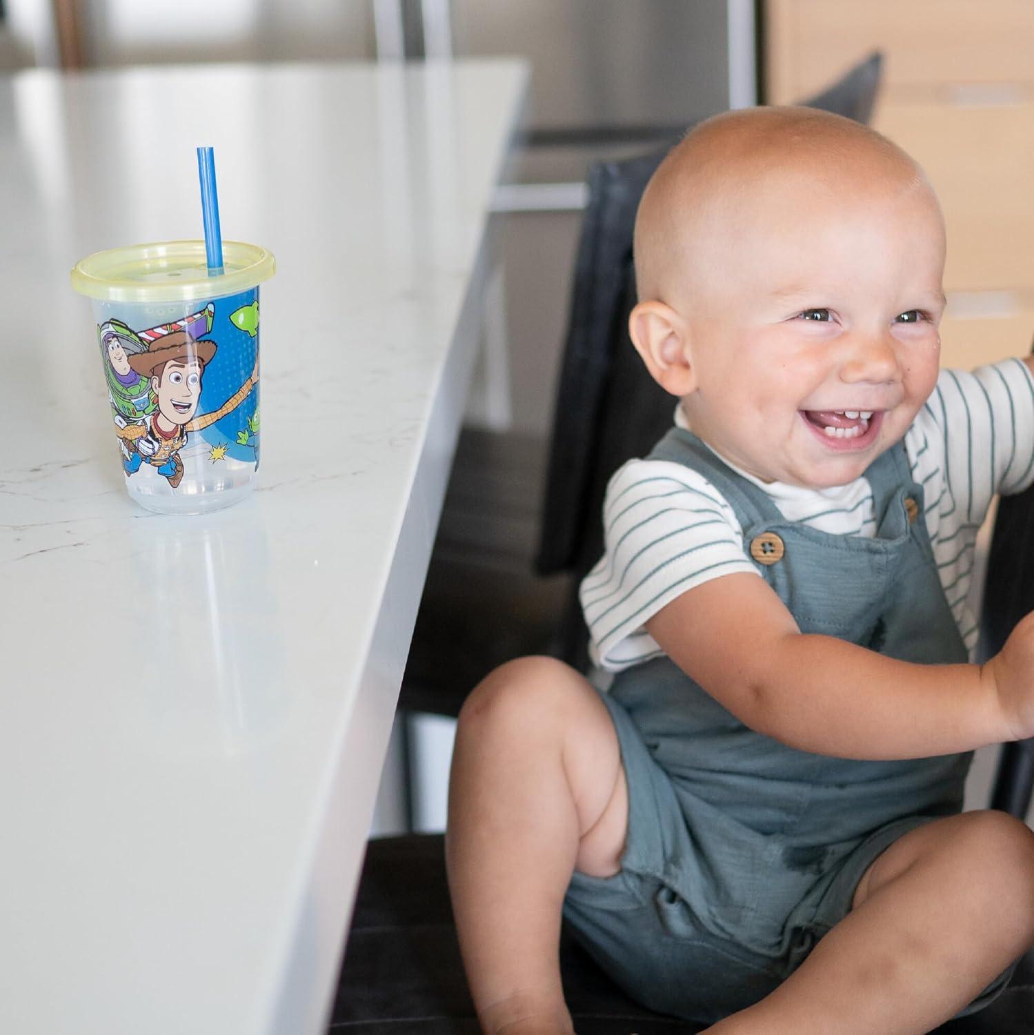 imageThe First Years Bluey Take amp Toss Toddler Straw Cups Spill Proof Toddler Sippy Cups with Snap On Lids and Straws Bluey Gifts and Bluey Party Supplies 10 Oz 10 CountDisney Toy Story
