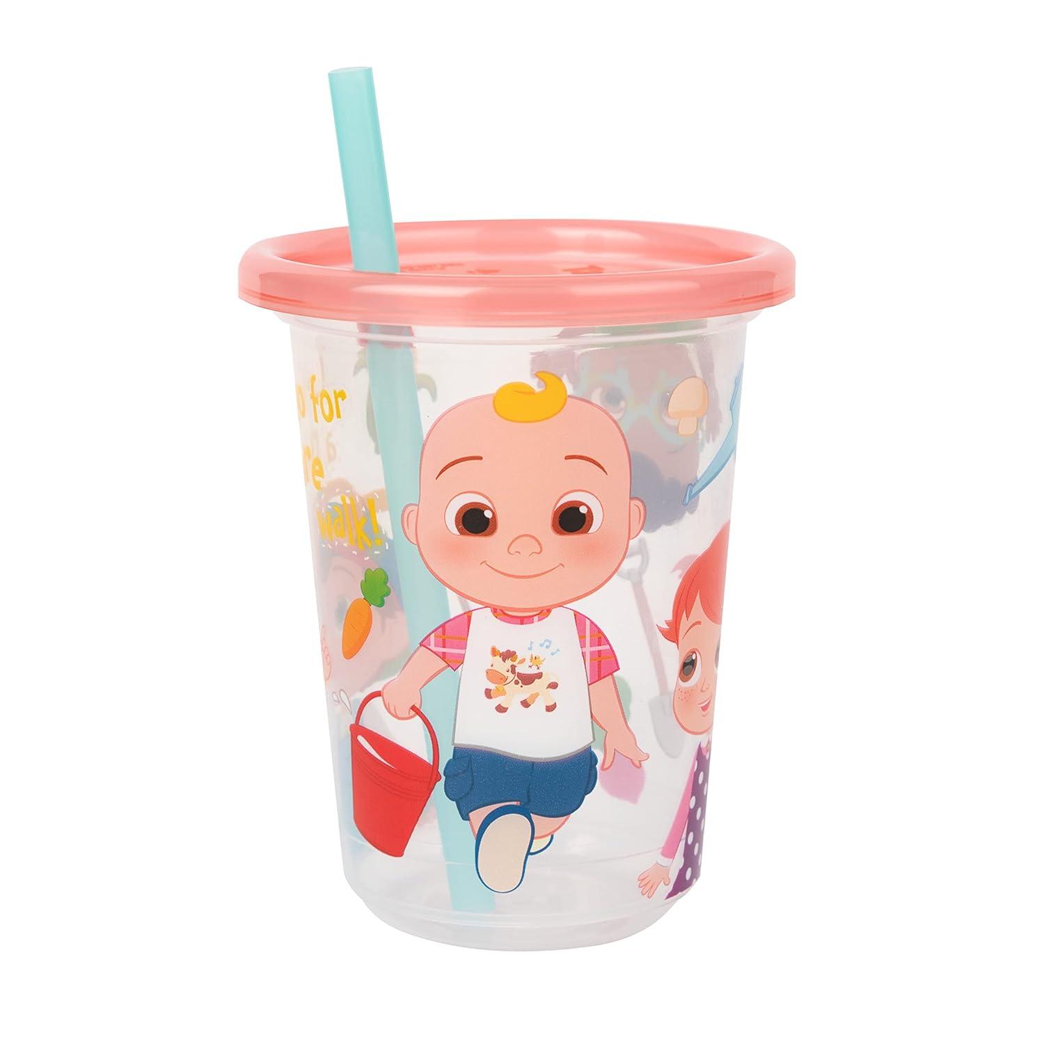 imageThe First Years Bluey Take amp Toss Toddler Straw Cups Spill Proof Toddler Sippy Cups with Snap On Lids and Straws Bluey Gifts and Bluey Party Supplies 10 Oz 10 CountCocomelon