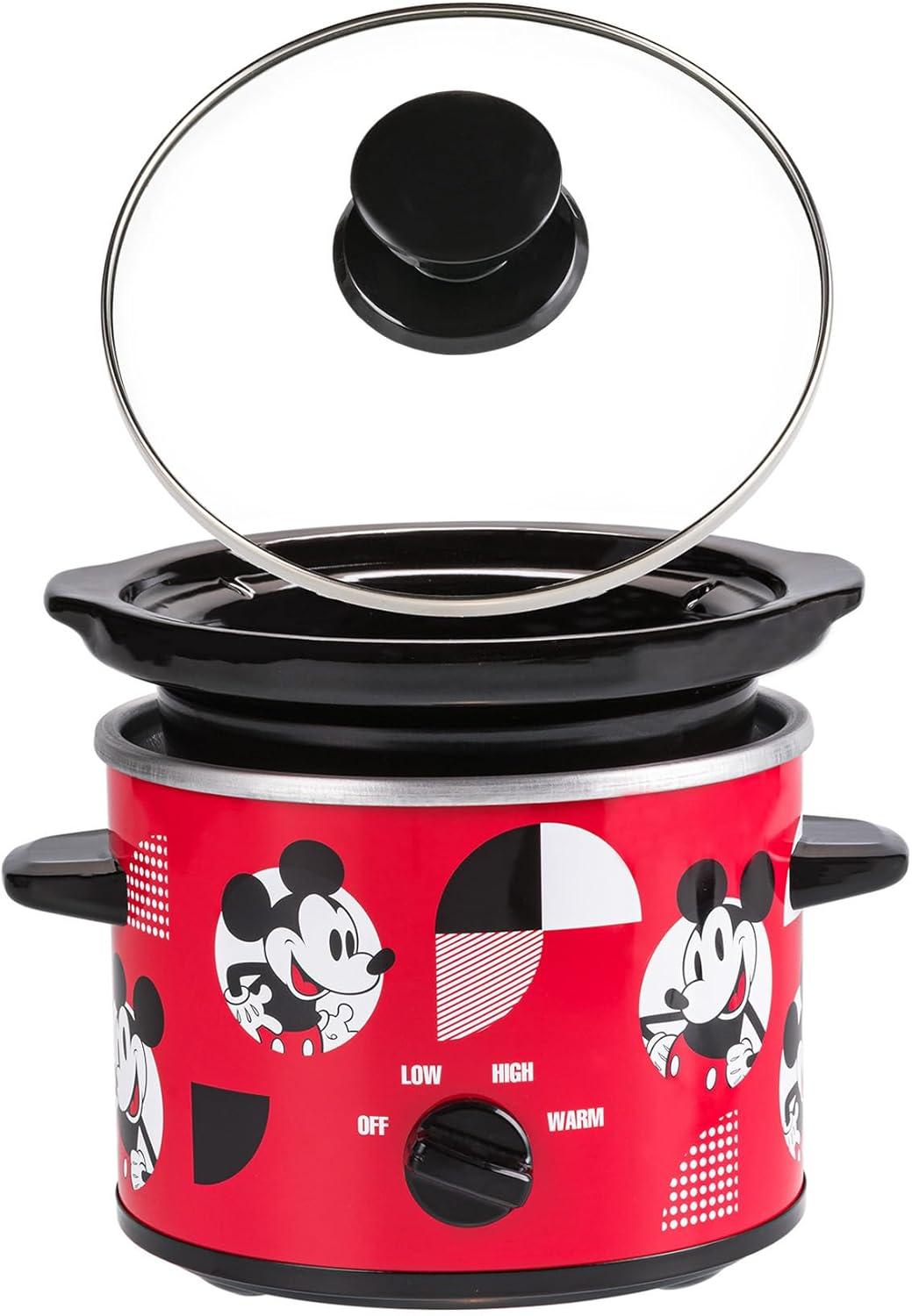imageUncanny Brands Bluey 2qt Slow Cooker Small Kitchen ApplianceDisney Mickey Mouse