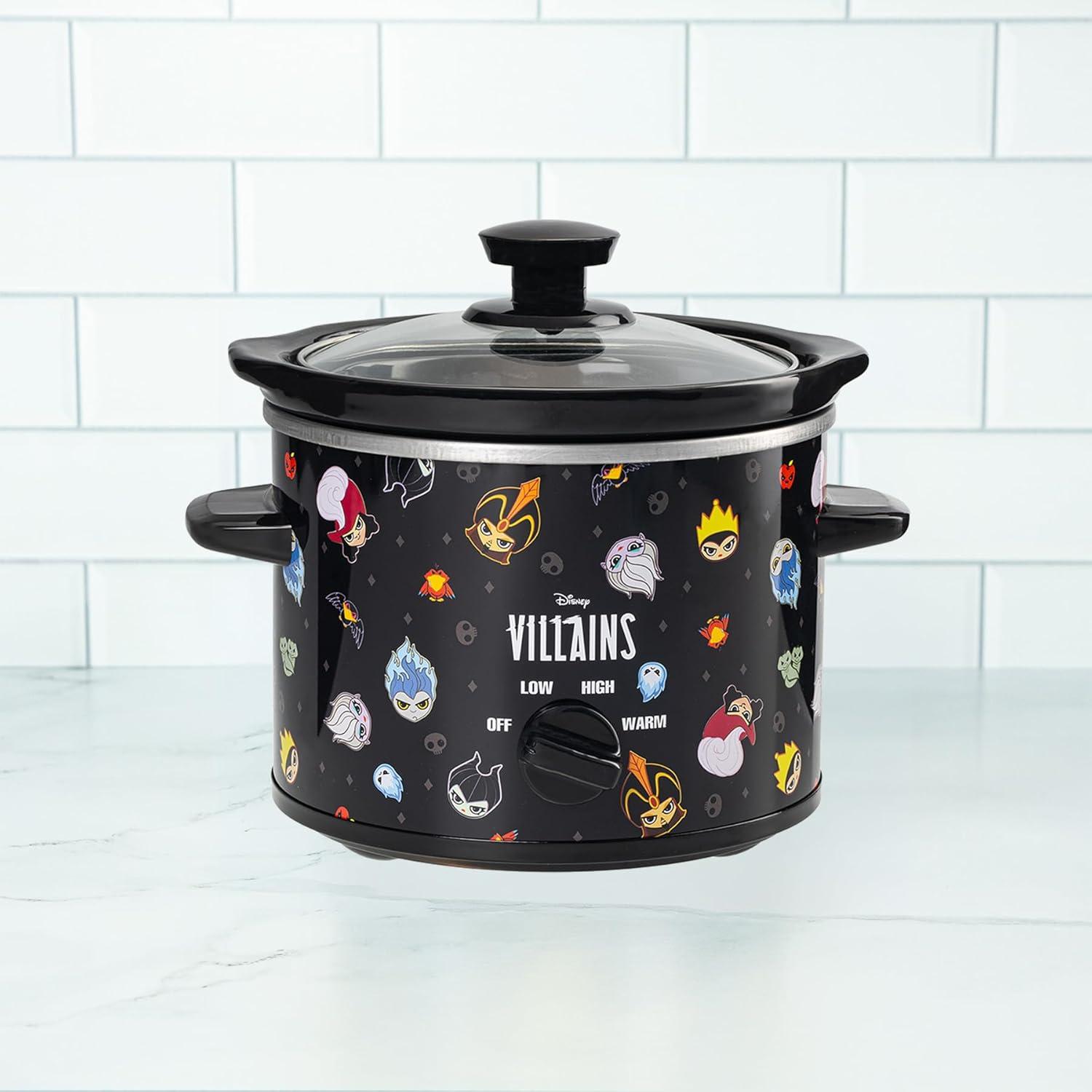 imageUncanny Brands Bluey 2qt Slow Cooker Small Kitchen ApplianceDisney Villains