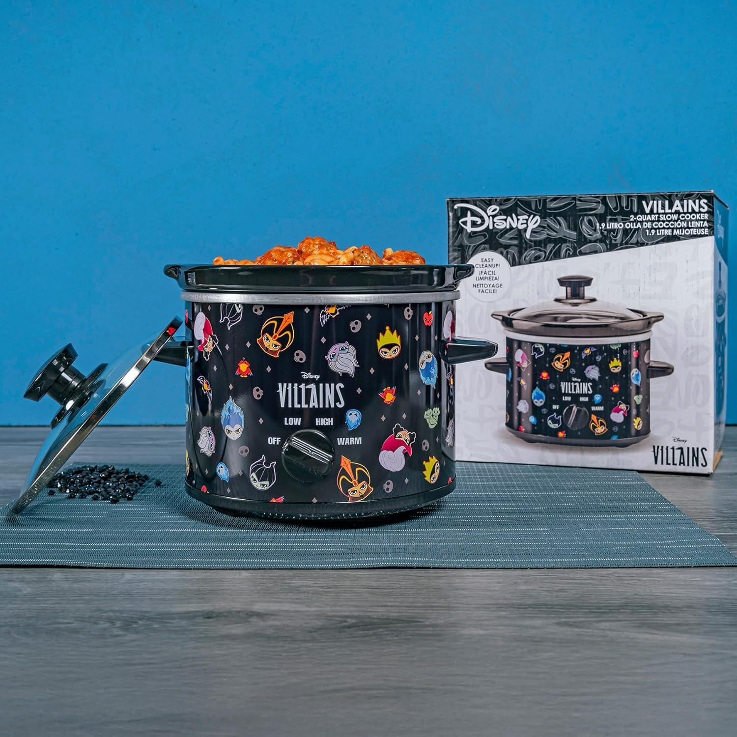 imageUncanny Brands Bluey 2qt Slow Cooker Small Kitchen ApplianceDisney Villains