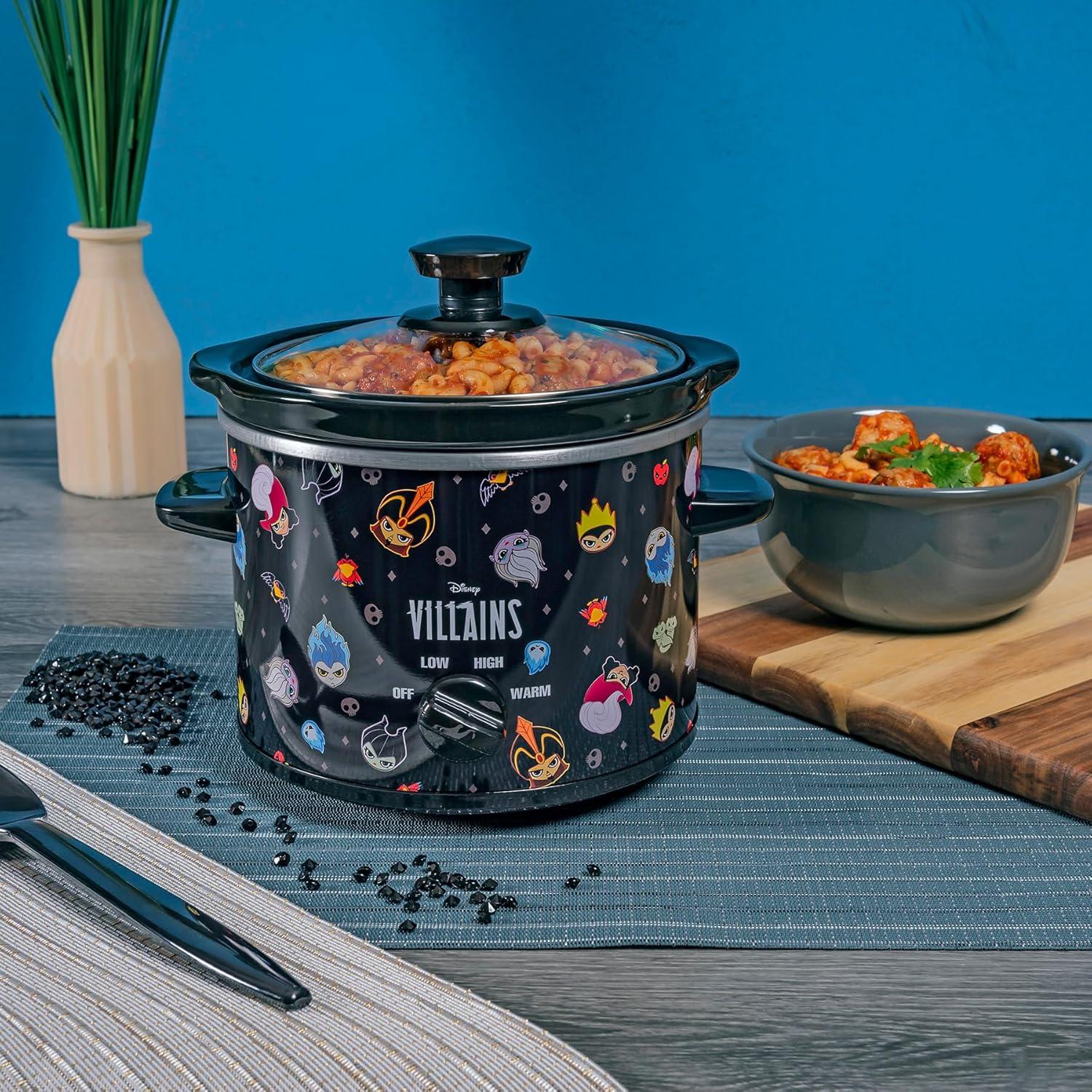imageUncanny Brands Bluey 2qt Slow Cooker Small Kitchen ApplianceDisney Villains