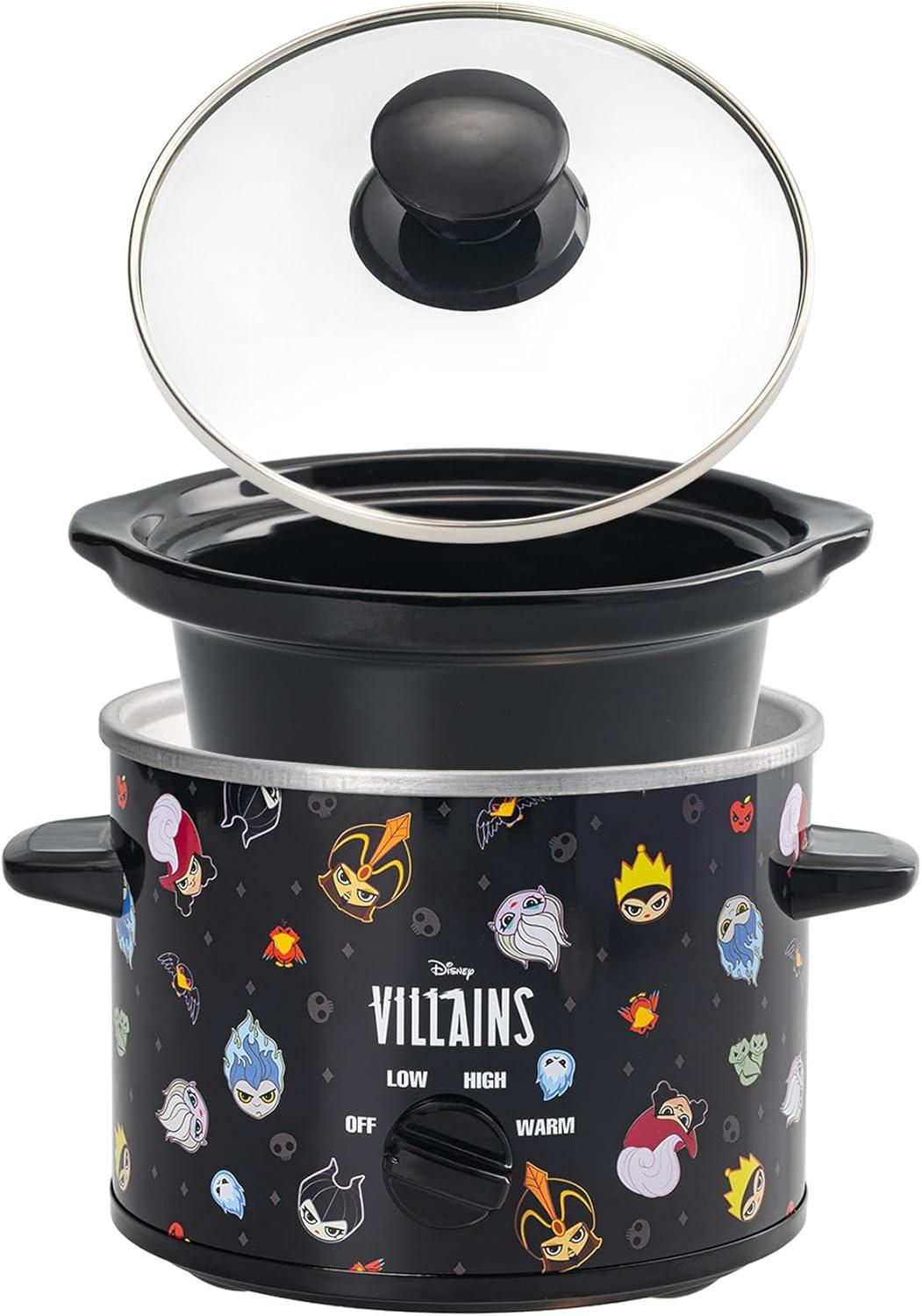 imageUncanny Brands Bluey 2qt Slow Cooker Small Kitchen ApplianceDisney Villains