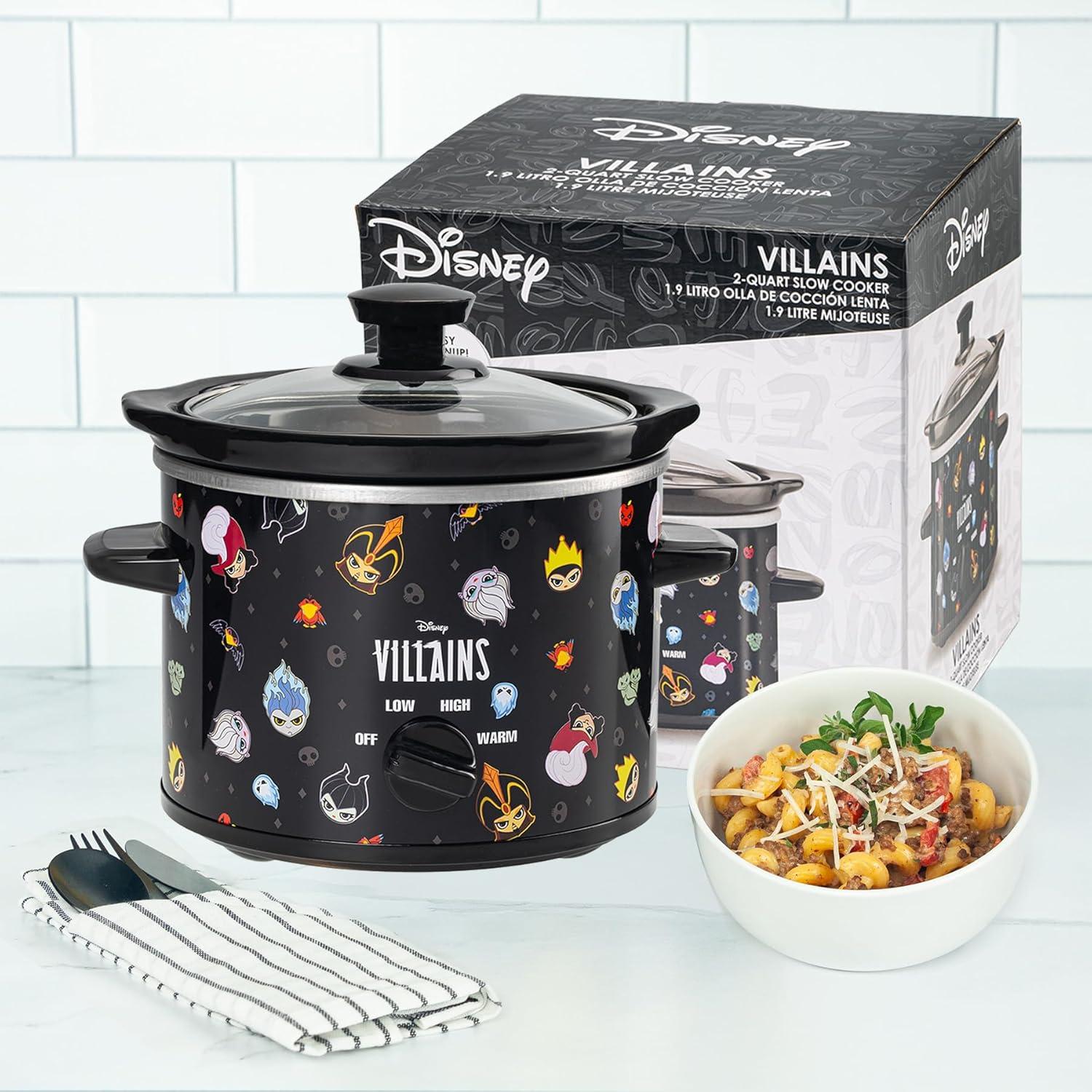 imageUncanny Brands Bluey 2qt Slow Cooker Small Kitchen ApplianceDisney Villains