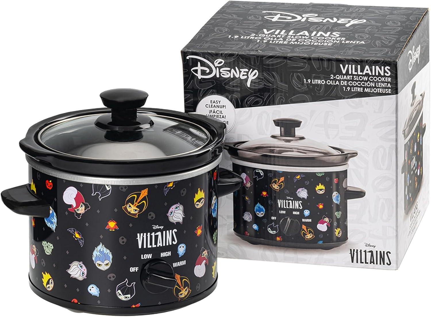 imageUncanny Brands Bluey 2qt Slow Cooker Small Kitchen ApplianceDisney Villains