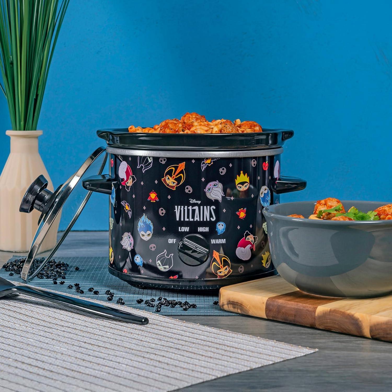 imageUncanny Brands Bluey 2qt Slow Cooker Small Kitchen ApplianceDisney Villains