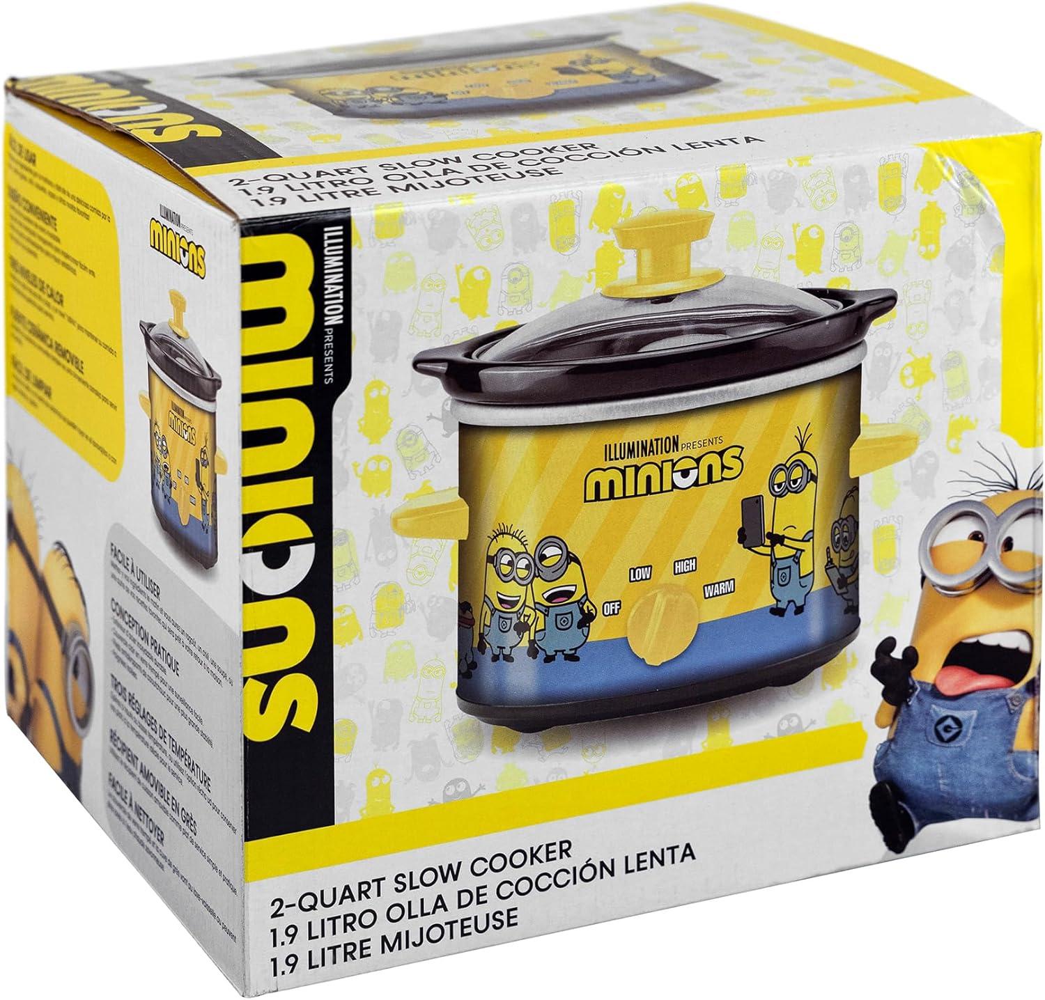 imageUncanny Brands Bluey 2qt Slow Cooker Small Kitchen ApplianceMinions