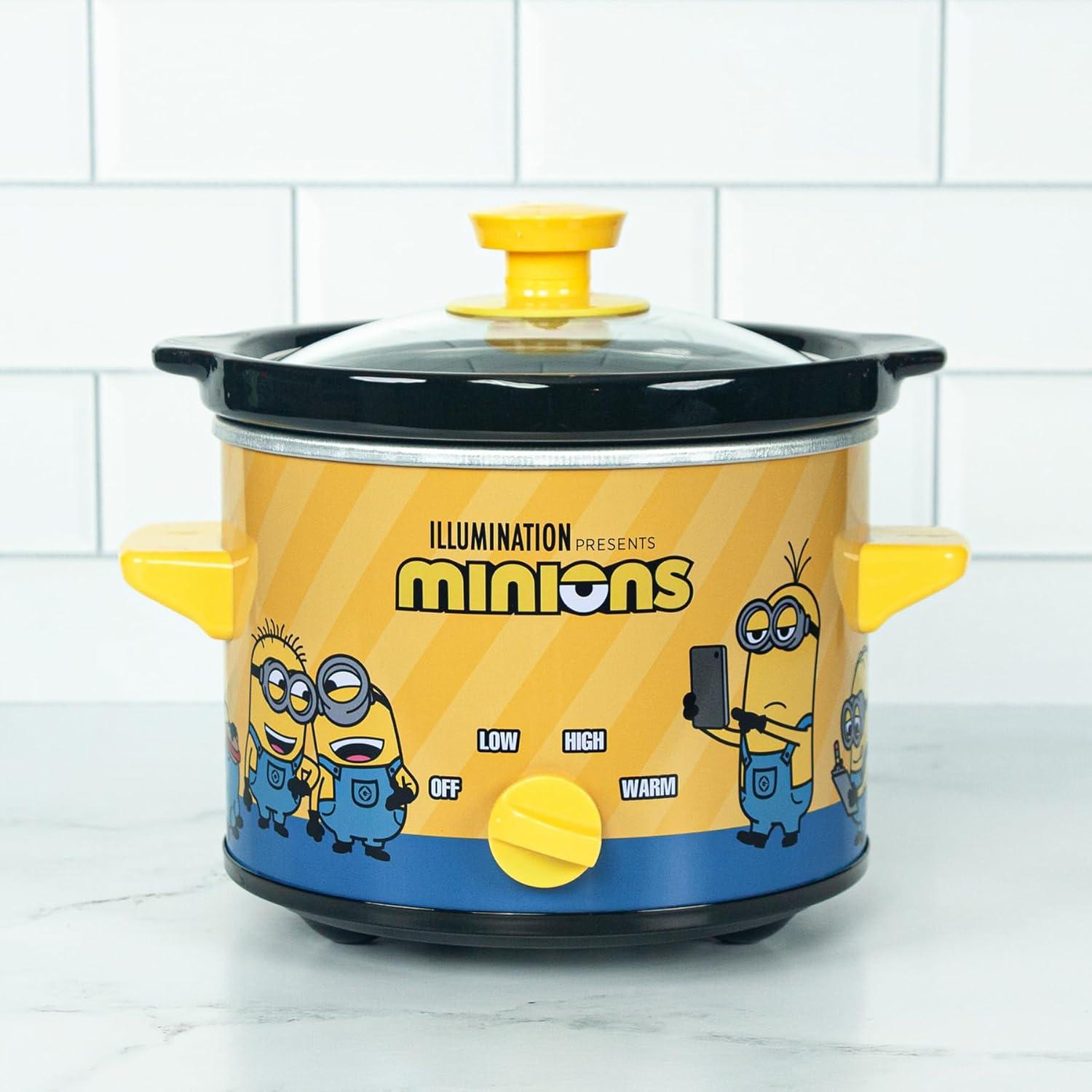 imageUncanny Brands Bluey 2qt Slow Cooker Small Kitchen ApplianceMinions