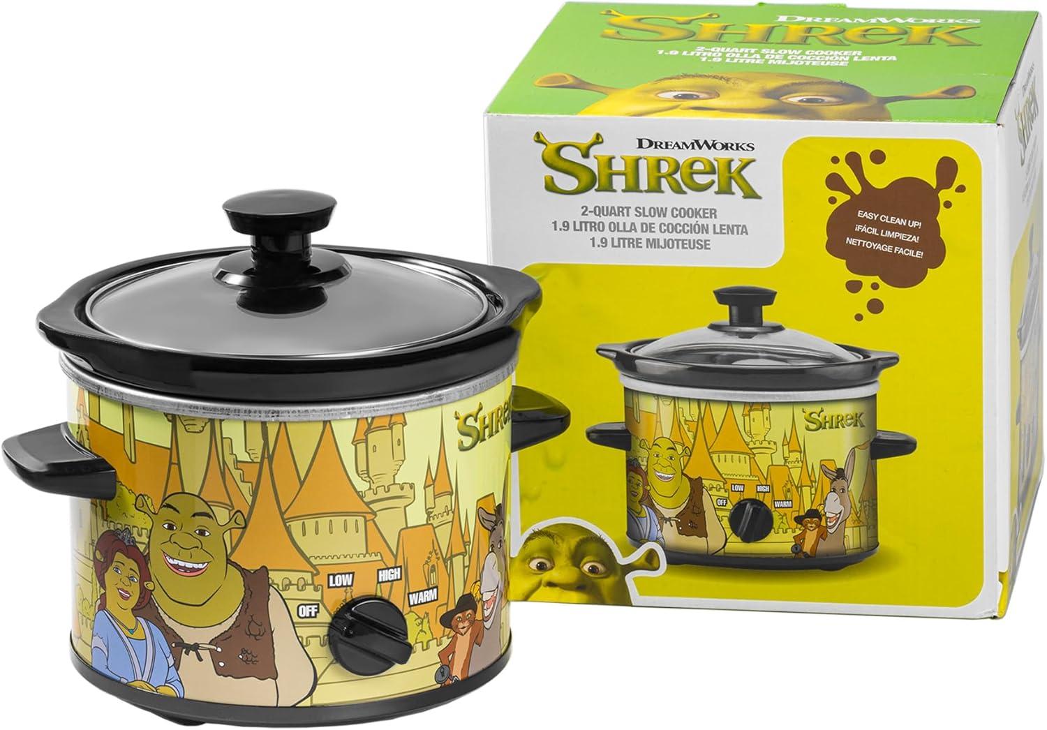 imageUncanny Brands Bluey 2qt Slow Cooker Small Kitchen ApplianceShrek