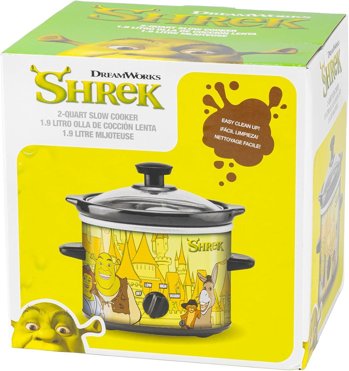 imageUncanny Brands Bluey 2qt Slow Cooker Small Kitchen ApplianceShrek
